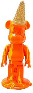 Gelato Bear dekorácia oranžová 40 cm