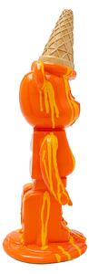 Gelato Bear dekorácia oranžová 40 cm