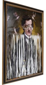 Gentleman Cuts Obraz Hnedo-sivý 130x163cm