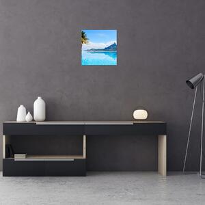 Moderný obraz - raj pri mori (Obraz 30x30cm)