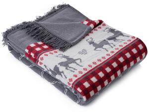 PLÉD, bavlna (recyklovaná), 180/220 cm X-Mas - Textil do domácnosti, Online Only