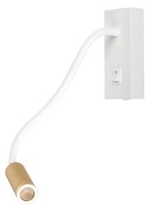 Kanlux 32518 - LED flexibilná lampička TONIL LED/3,3W/230V biela/zlatá
