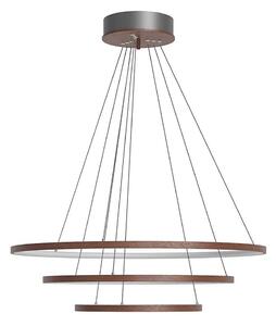 ByRydens 4202250-6003-LED Luster na lanku TRIONE LED/45W/230V hnedá pr. 80 cm