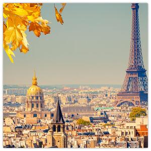 Moderný obraz Paríža - Eiffelova veža (Obraz 30x30cm)