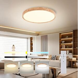 Brilagi - LED Stmievateľné svietidlo WOODROUND LED/40W/230V 3000-6000K priemer 60 cm+DO