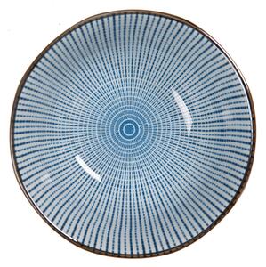 Miska s modrým zdobením BlueLine - Ø 13 * 6 cm