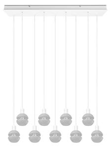 Trio - Závesný luster na lankách MELA 9xE14/25W/230V biely