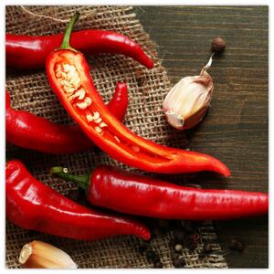 Obraz - chilli papriky (Obraz 30x30cm)