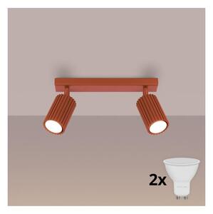 Brilagi - LED Bodové svietidlo CRESTO 2xGU10/10W/230V červené