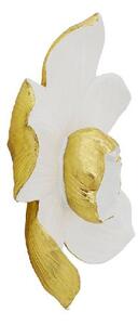 Orchidea nástenná dekorácia bielo-zlatá