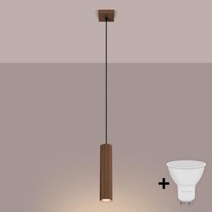 Brilagi - LED luster na lanku CRESTO 1xGU10/10W/230V hnedý