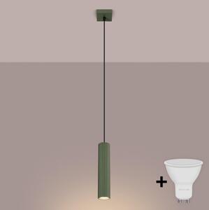 Brilagi - LED luster na lanku CRESTO 1xGU10/10W/230V zelený