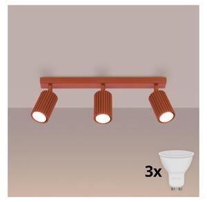 Brilagi - LED bodové svietidlo CRESTO 3xGU10/10W/230V červené
