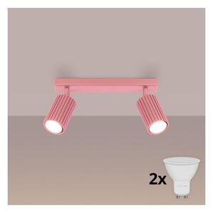 Brilagi - LED bodové svietidlo CRESTO 2xGU10/10W/230V ružové