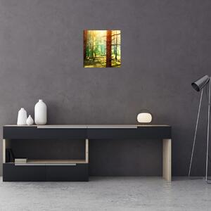 Moderný obraz - les (Obraz 30x30cm)