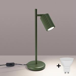 Brilagi - LED stolová lampa CRESTO 1xGU10/10W/230V zelená