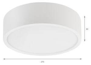 Stropné svietidlo NATURAL 1xE27/15W/230V priemer 27,5 cm borovica/biela