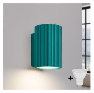 Brilagi - LED nástenné svietidlo CRESTO 1xGU10/10W/230V 10 cm tyrkysová
