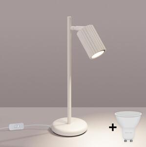 Brilagi - LED stolová lampa CRESTO 1xGU10/10W/230V krémová