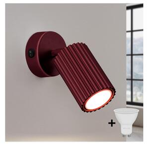 Brilagi - LED nástenné bodové svietidlo CRESTO 1xGU10/10W/230V bordová