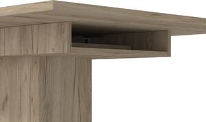 Rozkladací jedálenský stôl Stig - dub šedý