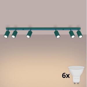 Brilagi - LED bodové svietidlo CRESTO 6xGU10/10W/230V tyrkysové