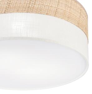 Stropné svietidlo SIRJA DOUBLE BOHO 2xE14/15W/230V, priemer 35 cm, béžové/krémové