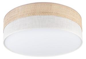 Stropné svietidlo SIRJA BOHO 2xE27/15W/230V pr. 45 cm béžová/krémová