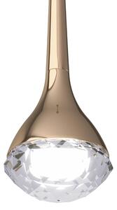 Open Design OR80315 - LED luster na lanku CRIMA LED/7W/230V ružové zlato