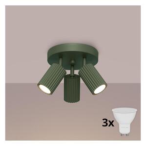 Brilagi - LED bodové svietidlo CRESTO 3xGU10/10W/230V zelené