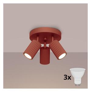 Brilagi - LED bodové svietidlo CRESTO 3xGU10/10W/230V červené