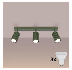 Brilagi - LED bodové svietidlo CRESTO 3xGU10/10W/230V zelené