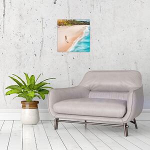 Obraz piesočné pláže - obrazy do bytu (Obraz 30x30cm)
