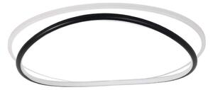 LED stropné svietidlo HALO LED/38W/230V priemer 50 cm čierna