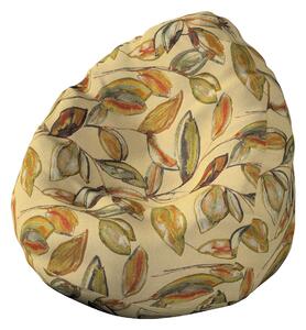 Sedací vak farba produktu béžová látka zapletaná, vzorované
