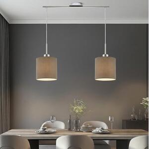 Eglo - LED luster na lankách TUNJA 2xE27/60W/230V taupe