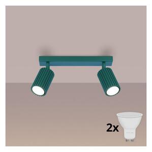 Brilagi - LED bodové svietidlo CRESTO 2xGU10/10W/230V tyrkysové