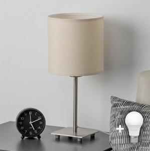 Eglo - LED stolná lampa TUNJA 1xE27/60W/230V krémová