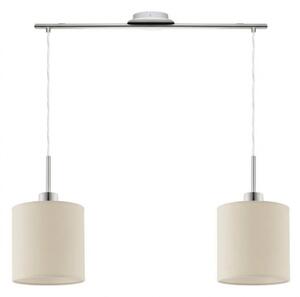 Eglo - LED luster na lane TUNJA 2xE27/60W/230V krémový