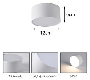 Brilagi - LED kúpeľné stropné svietidlo FORIS LED/14W/230V priemer 12 cm biele IP44