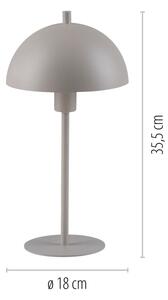 Schöner Wohnen 11726-39 - Stolná lampa ALI 1xE14/15W/230V sivá
