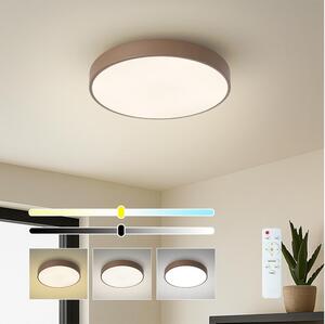 Brilagi - LED stmievateľné stropné svietidlo POOL LED/36W/230V 3000-6000K 30 cm hnedé + diaľkové ovládanie