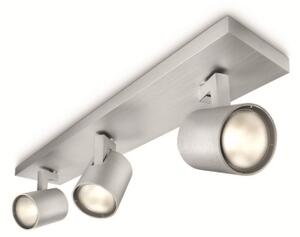 Philips 53093/48/12 - LED RGBW stmievateľné bodové svietidlo RUNNER 3xGU10/4,8W/230V chróm, s diaľkovým ovládaním