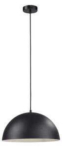 Schöner Wohnen 11728-18 - Závesný luster ALI na lanku, 1xE27/25W/230V, priemer 38 cm, čierny