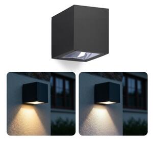 LED solárne nástenné svietidlo QUERK LED/1,2V 3000/4000K IP54 800 mAh