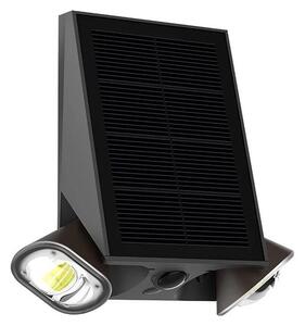 Viking - stmievateľné solárne nástenné LED svietidlo so snímačom LED/1,3W/3,7V IP44 4000K