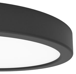 Eglo 901372 - LED RGBW stmievateľné kúpeľňové stropné svietidlo FUEVA-Z LED/11,2W/230V 21,1cm IP44 čierna