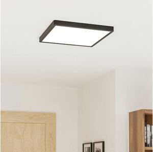 Eglo 901305-LED Stropné svietidlo FUEVA LED/17,5W/230V 2700/4000/6500K 39x39cm čierna