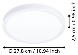 Eglo 901308-LED Stropné svietidlo FUEVA LED/14,2W/230V 2700/4000/6500K pr.27,8cm biele