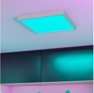 Eglo 901379 - LED RGBW stmievateľné dymové stropné svietidlo FUEVA-Z LED/13,5W/230V 29,5cm IP44 biela